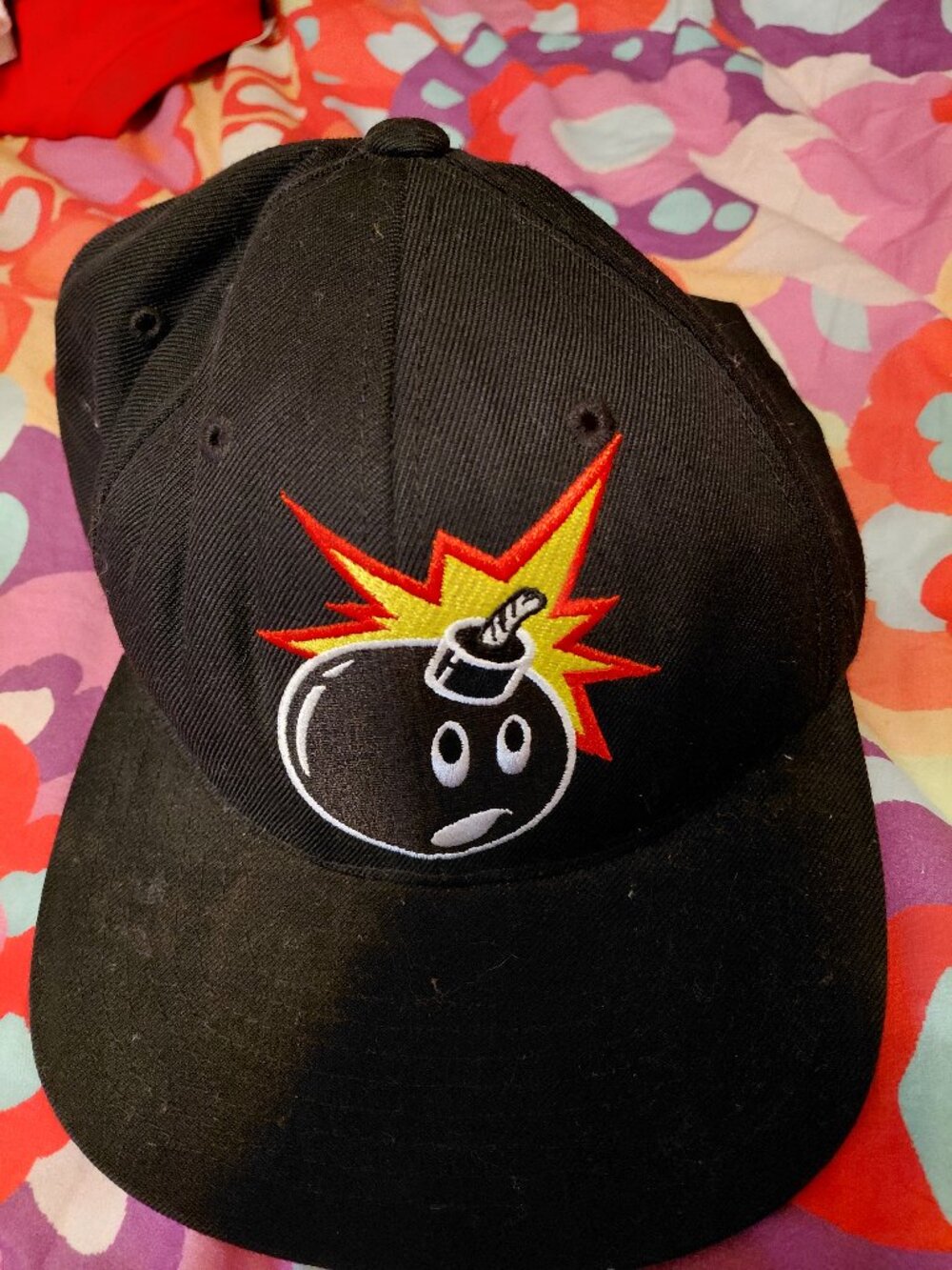 The Hundreds Adam Bomb Snapback Cap Hat Black